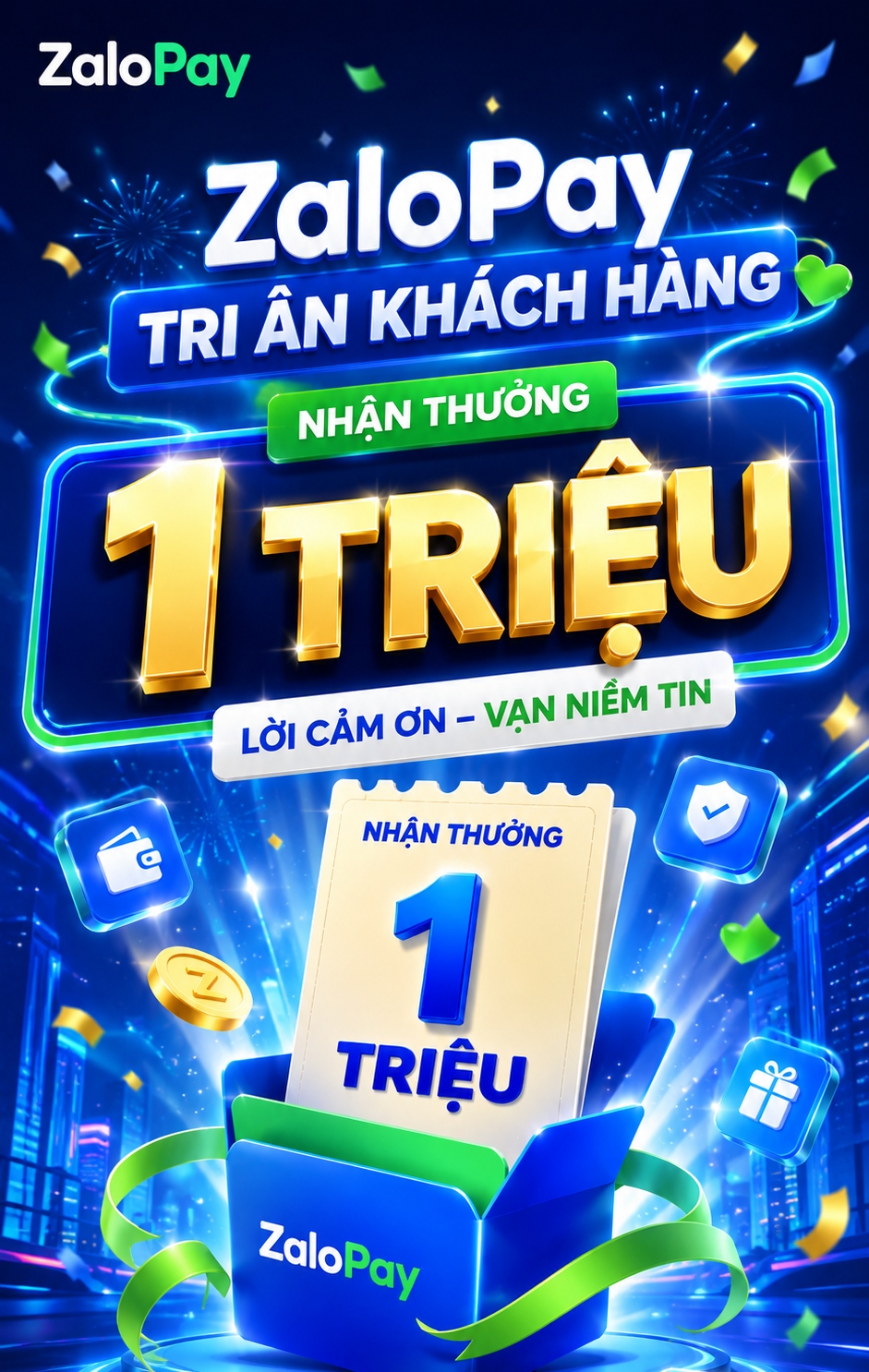 Nhận Thưởng 1 Triệu – Tri Ân Khách Hàng